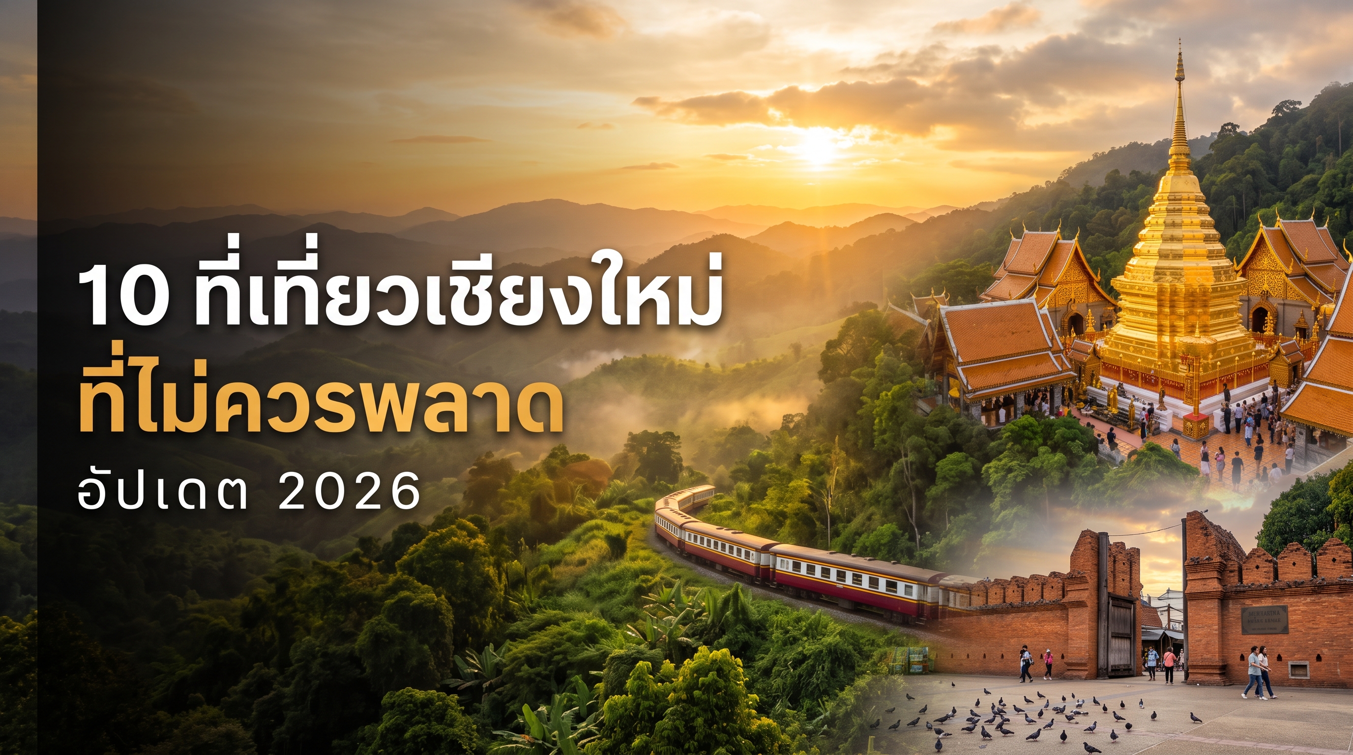 10 ที่เที่ยวเชียงใหม่ที่ไม่ควรพลาด อัปเดต 2026 บทความท่องเที่ยวไทย